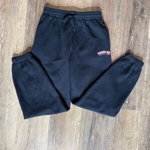 White Fox Navy Blue Jogger Sweatpants Womens